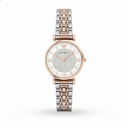 Emporio Armani T-Bar Two Tone Ladies details AR1926