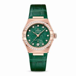 Omega Constellation Co-Axial Master Chronometer 29mm Ladies details Green O13158292099004