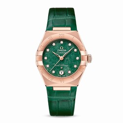 Omega Constellation Co-Axial Master Chronometer 29mm Ladies details Green O13153292099002