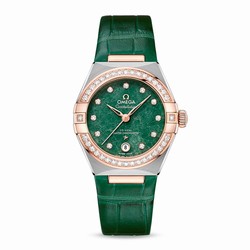 Omega Constellation Co-Axial Master Chronometer 29mm Ladies details Green O13128292099001