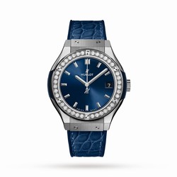 Hublot Classic Fusion Diamond 33mm Ladies details 581.NX.7170.LR.1104