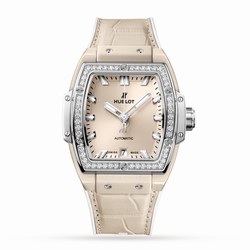 Hublot Spirit Of Big Bang Beige Ceramic Titanium Diamonds 39mm 665.CZ.891B.LR.1204