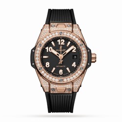 Hublot Big Bang One Click King Gold Pave 33mm details 485.OX.1180.RX.1604