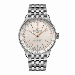 Breitling Navitimer 36mm Ladies details Silver A17327211G1A1