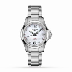 Longines Conquest VHP 36mm MOP Dial Ladies details L33164876