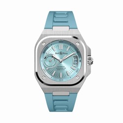 Bell & Ross BR X5 Ice Blue Steel 41mm Mens details BRX5R-IB-ST/SRB