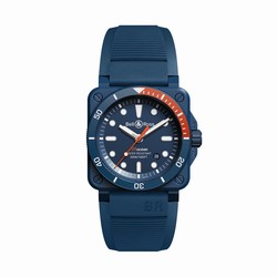 Bell & Ross BR 03-92 Diver Tara 42mm Limited Edition Mens details Blue BR0392-D-TR-CE/SRB