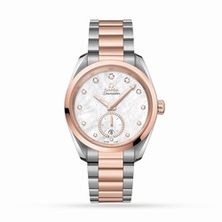 Omega Seamaster Aqua Terra Two-Tone 38mm Ladies details O22020382055002