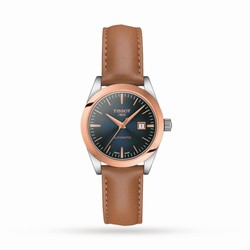 Tissot T-Gold T-My Lady Automatic 18K Gold 29mm Ladies details Blue T9300074604100