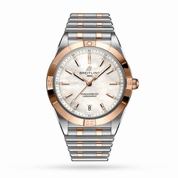 Breitling Chronomat Automatic 36 Stainless Steel  18k Red Gold details U10380101A2U1