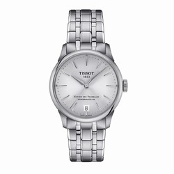 Tissot Chemin des Tourelles Powermatic 80 34mm Ladies details Silver T1392071103100