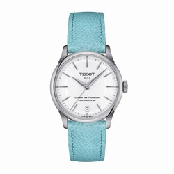 Tissot Chemin des Tourelles Powermatic 80 34mm Ladies details White T1392071601100