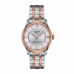 Tissot Chemin des Tourelles Powermatic 80 34mm Ladies details Silver T1392072203800
