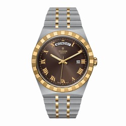 Tudor Royal S G 41mm Steel Case Chocolate Brown Dial M28603-0007