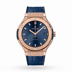 Hublot Classic Fusion Blue King Gold 38mm 565.OX.7180.LR