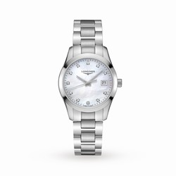 Longines Conquest Classic 34mm Mother Of Pearl Stainless Steel Ladies details L23864876
