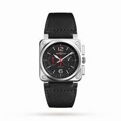 Bell & Ross BR 03-94 BLACK STEEL 42mm BR0394-BLC-ST/SCA