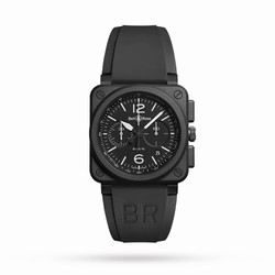 Bell & Ross BR 03-94 Black Matte 42mm Mens details BR0394-BL-CE