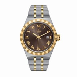 Tudor Royal S G 28mm Steel Case Chocolate Brown Dial M28303-0008