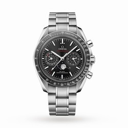 Omega Speedmaster Mens 44.25mm Co-Axial Automatic Moonphase details O30430445201001
