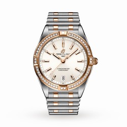 Breitling Chronomat 32 Stainless Steel  18k Red Gold (gem-set) details U77310591A1U1