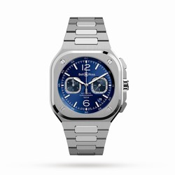 Bell & Ross BR 05 CHRONO BLUE STEEL 42mm BR05C-BLU-ST/SST