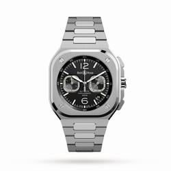 Bell & Ross BR 05 CHRONO BLACK STEEL 42mm BR05C-BLC-ST/SST