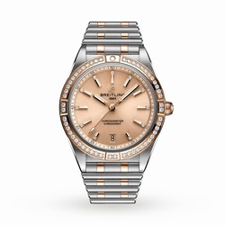 Breitling Chronomat Automatic 36 Stainless Steel  18k Red Gold details U10380591K1U1