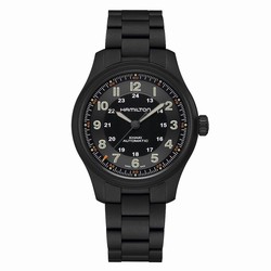 Hamilton Khaki Field Titanium Automatic 42mm Mens details Black H70665130