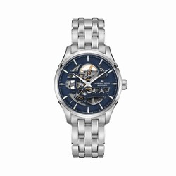 Hamilton Jazzmaster Skeleton Automatic 40mm Mens details Navy H42535141