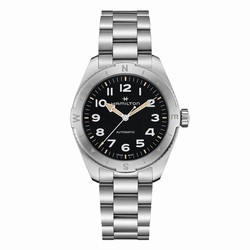 Hamilton Khaki Field Expedition 41mm Mens details Black Stainless Steel H70315130