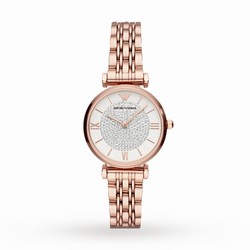 Emporio Armani T-Bar Rose Gold Tone Ladies details AR11244