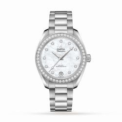 Omega Aqua Terra Seamaster 34mm Ladies details O22015342055001