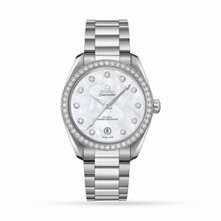 Omega Seamaster Aqua Terra Diamond 38mm Ladies details O22015382055001