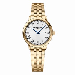 Raymond Weil Toccata Gold PVD Quartz 29mm Ladies details White 5985-P-00359