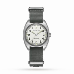 Hamilton Khaki Aviation Pilot Pioneer 36mm Mens details - Grey H76419951