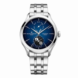 Baume & Mercier Clifton 42mm Mens details Blue BM0A10725