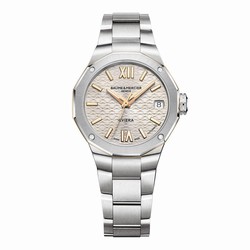 Baume & Mercier Riviera Automatic 33mm Ladies details Champagne BM0A10730