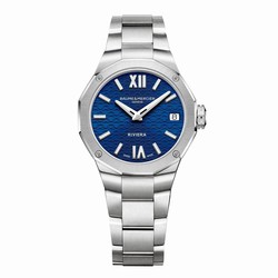 Baume & Mercier Riviera Automatic 33mm Ladies details Blue BM0A10727