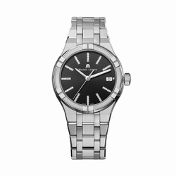 Maurice Lacroix Aikon Quartz Date 35mm Ladies details Black AI1106-SS002-350-1