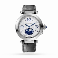 Cartier Pasha De Cartier details 41mm Automatic Movement Steel Interchangeable Leather Straps WSPA0030