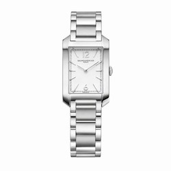 Baume & Mercier Hampton Quartz 35mm X 22mm Ladies details White M0A10473