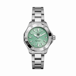 TAG Heuer Aquaracer Professional 200 Solargraph 34mm Ladies details Turquoise WBP1315.BA0005