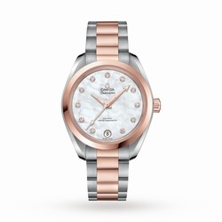 Omega Seamaster Aqua Terra 150m Co-Axial 34mm Ladies details O22020342055001