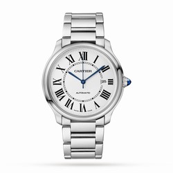 Cartier Ronde Must De Cartier details 40mm Mechanical Movement With Automatic Winding Steel WSRN0035
