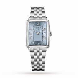 Raymond Weil Toccata 28.1mm x 22.6mm Ladies details Sky Blue 5925-ST-00550