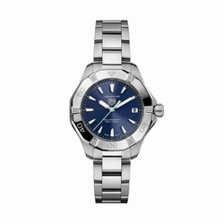 TAG Heuer Aquaracer Professional 200 Solargraph 34mm Ladies details Blue WBP1311.BA0005