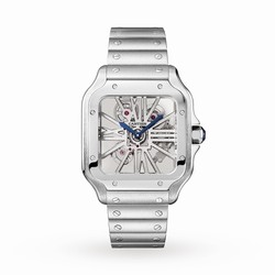 Cartier Santos De Cartier details Large Model Hand-Wound Mechanical Movement Steel WHSA0015