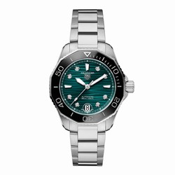 TAG Heuer Aquaracer Professional 300 36mm Ladies details Green WBP231G.BA0618