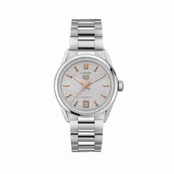 TAG Heuer Carrera 36mm Ladies details Diamonds Silver WBN231B.BA0001